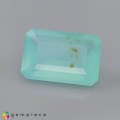 Natural Peru opal 1.99 Carats Paraiba Blue Green Emerald Cut 11x7 mm Loose Gemstone - Image 2