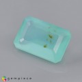 Natural Peru opal 1.99 Carats Paraiba Blue Green Emerald Cut 11x7 mm Loose Gemstone - Image 3