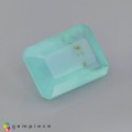Natural Peru opal 1.99 Carats Paraiba Blue Green Emerald Cut 11x7 mm Loose Gemstone - Image 6