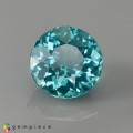 Natural Apatite 1.73 Carats Paraiba Blue Green Round 7x5 mm Loose Gemstone - Image 1