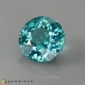 Natural Apatite 1.73 Carats Paraiba Blue Green Round 7x5 mm Loose Gemstone - Image 2