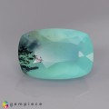 Natural Peru opal 3.66 Carats Paraiba Blue Green Cushion 13x9 mm Loose Gemstone - Image 1
