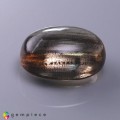 Natural Scapolite 35.44 Carats Smoky Rutiles Oval Cabochon 13x17 mm Loose Gemstone - Image 5