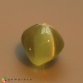 Natural Chrysoberyl cats eye 1.12 Carats Very Light Baby Greenish Yellow Oval Cabochon 6x5 mm Loose Gemstone - Image 4