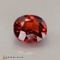 Natural Spessartite garnet 2.42 Carats Orange Oval 8x7 mm Loose Gemstone - Image 1