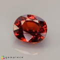 Natural Spessartite garnet 2.42 Carats Orange Oval 8x7 mm Loose Gemstone - Image 2