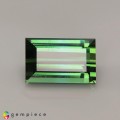 Natural Tourmaline 2.12 Carats Vivid Green Baguette 9x6 mm Loose Gemstone - Image 1