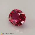 Natural Ruby 0.61 Carats Purplish Red Oval 5x4 mm Loose Gemstone - Image 4