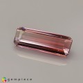 Natural Tourmaline 2.68 Carats Pink to Baby Pink Emerald Cut 14x5 mm Loose Gemstone - Image 2