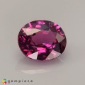 Natural Rhodolite garnet 1.45 Carats Purple Oval 7x6 mm Loose Gemstone - Image 3