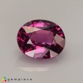 Natural Rhodolite garnet 1.45 Carats Purple Oval 7x6 mm Loose Gemstone - Image 1