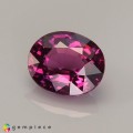 Natural Rhodolite garnet 1.45 Carats Purple Oval 7x6 mm Loose Gemstone - Image 2