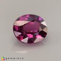 Natural Rhodolite garnet 1.45 Carats Purple Oval 7x6 mm Loose Gemstone - Image 6