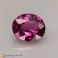 Natural Rhodolite garnet 1.45 Carats Purple Oval 7x6 mm Loose Gemstone - Image 7