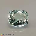 Natural Montebrasite 1.66 Carats Baby Mint Green Cushion 8x7 mm Loose Gemstone - Image 1