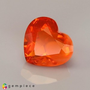 fire opal  2.35cts - 10x9mm fire opal  2.35cts - 10x9mm