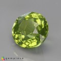 Natural Peridot 4.21 Carats Meadow Green Round 10x6 mm Loose Gemstone - Image 3