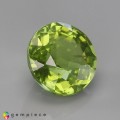 Natural Peridot 4.21 Carats Meadow Green Round 10x6 mm Loose Gemstone - Image 5