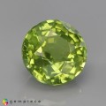 Natural Peridot 4.21 Carats Meadow Green Round 10x6 mm Loose Gemstone - Image 6