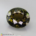 Natural Tourmaline 5.09 Carats Honey Green Oval 11x10 mm Loose Gemstone - Image 2