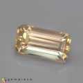 Natural Opal 4.05 Carats Baby Yellow Emerald Cut 14x8 mm Loose Gemstone - Image 2