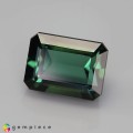 Natural Tourmaline 3.52 Carats Teal Green Emerald Cut 9x7 mm Loose Gemstone - Image 3