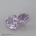 Natural Sapphire pair 1.41 Carats Very Light Purple Heart  5x3 mm Loose Gemstone - Image 2