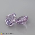Natural Sapphire pair 1.41 Carats Very Light Purple Heart  5x3 mm Loose Gemstone - Image 3