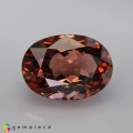 Natural Tourmaline 3.50 Carats Orange Pink Oval 11x8 mm Loose Gemstone - Image 1