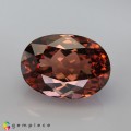 Natural Tourmaline 3.50 Carats Orange Pink Oval 11x8 mm Loose Gemstone - Image 3