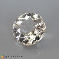 Natural Montebrasite 1.54 Carats Half White Round 7x4 mm Loose Gemstone - Image 2
