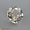 Natural Montebrasite 1.54 Carats Half White Round 7x4 mm Loose Gemstone - Image 3