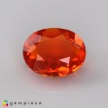 Natural Fire opal 1.21 Carats Fire Orange Oval 9x7 mm Loose Gemstone - Image 1