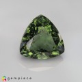 Natural Moldavite 2.81 Carats Forest Green Trilliant  10x6 mm Loose Gemstone - Image 1