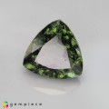 Natural Moldavite 2.81 Carats Forest Green Trilliant  10x6 mm Loose Gemstone - Image 3