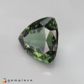 Natural Moldavite 2.81 Carats Forest Green Trilliant  10x6 mm Loose Gemstone - Image 2