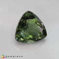 Natural Moldavite 2.81 Carats Forest Green Trilliant  10x6 mm Loose Gemstone - Image 7