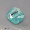Natural Peru opal 12.71 Carats Paraiba Blue Green Cushion 18x15 mm Loose Gemstone - Image 3