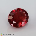 Natural Andesine 2.29 Carats Blood Red Oval 10x8 mm Loose Gemstone - Image 3