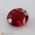 Natural Andesine 2.29 Carats Blood Red Oval 10x8 mm Loose Gemstone - Image 5