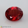 Natural Andesine 2.29 Carats Blood Red Oval 10x8 mm Loose Gemstone - Image 6