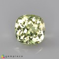 Natural Amblygonite 1.14 Carats Yellowish Green Antique Cushion 6x4 mm Loose Gemstone - Image 1