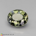 Natural Tourmaline 3.11 Carats Ash Green Oval 10x8 mm Loose Gemstone - Image 3