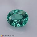 Natural Apatite 2.87 Carats Paraiba Blue Green Oval 10x8 mm Loose Gemstone - Image 2