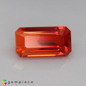fire opal  1.45cts - 10x6mm