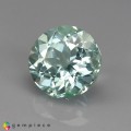 Natural Beryl 1.14 Carats Baby Mint Green Round 7x5 mm Loose Gemstone - Image 2