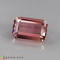 Natural Tourmaline 3.36 Carats Sweet Pink Emerald Cut 10x7 mm Loose Gemstone - Image 2