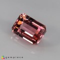 Natural Tourmaline 3.36 Carats Sweet Pink Emerald Cut 10x7 mm Loose Gemstone - Image 3