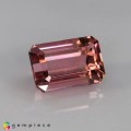 Natural Tourmaline 3.36 Carats Sweet Pink Emerald Cut 10x7 mm Loose Gemstone - Image 1
