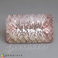Natural Morganite 100.56 Carats Baby Peach Pink Concave 37x22 mm Loose Gemstone - Image 1